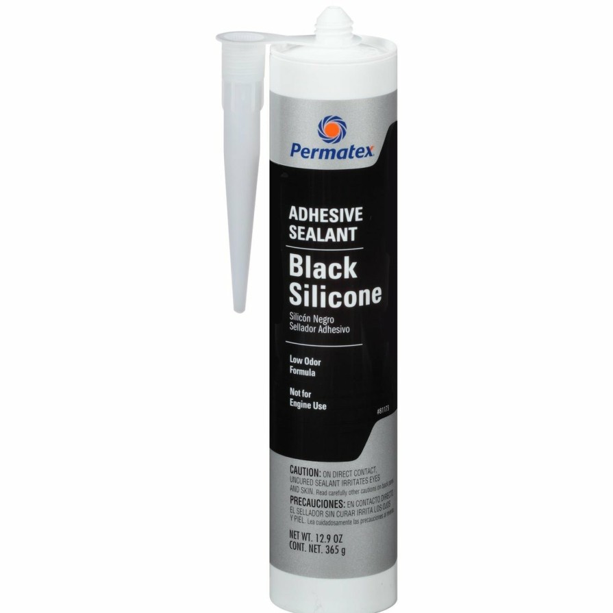 Adhesives & Sealants Permatex Adhesive/Sealants | Permatex Black Silicone Adhesive Sealant 365G