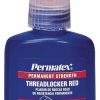 Adhesives & Sealants Permatex | Permatex Permanent Strength Thread Locker Red 50Ml