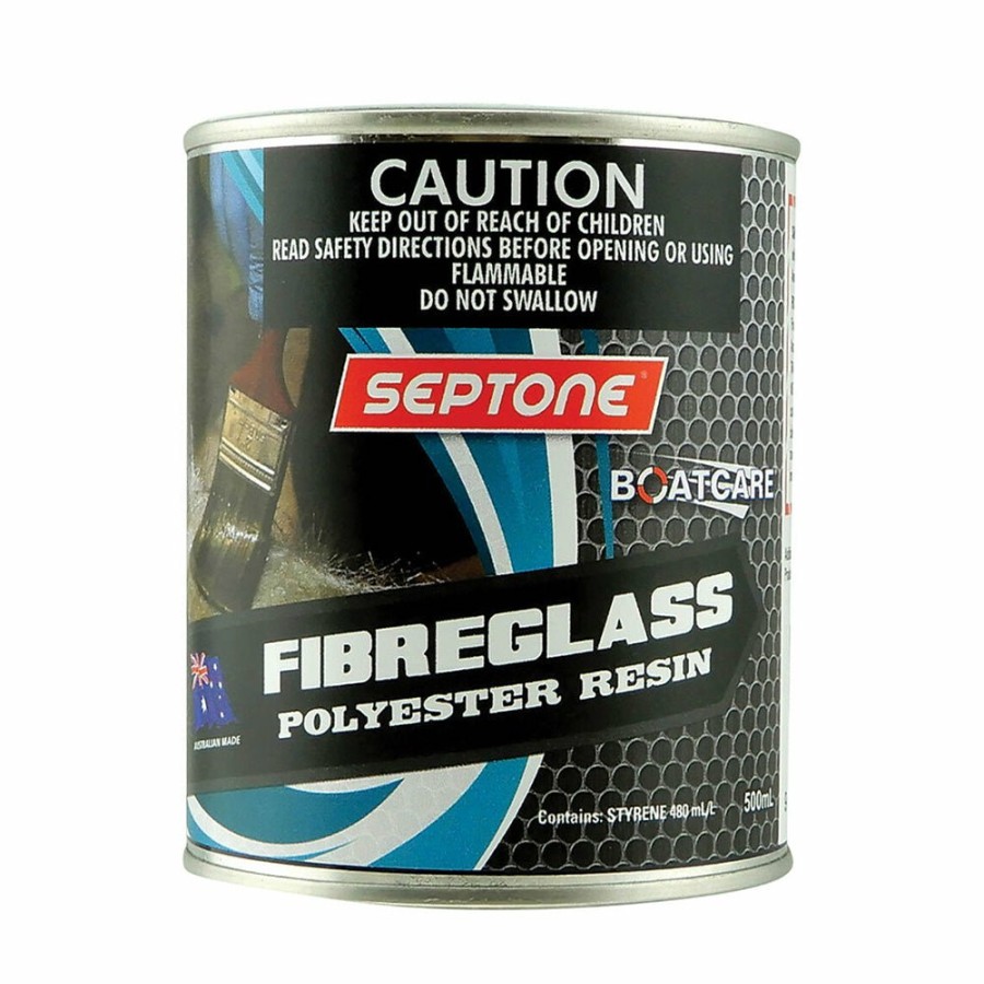 Boat Care Septone | Septone Boatcare Fibreglass Polyester Resin 500Ml Surfboard Esky Marine Repair