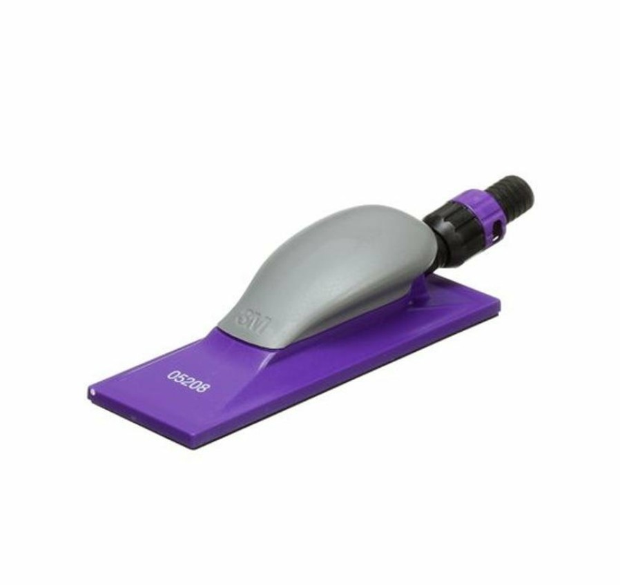 Cutting & Abrasives 3M Block Sanders | 3M Hookit Dust Free Vacuum Purple Sanding Block 05208 70Mm X 198Mm