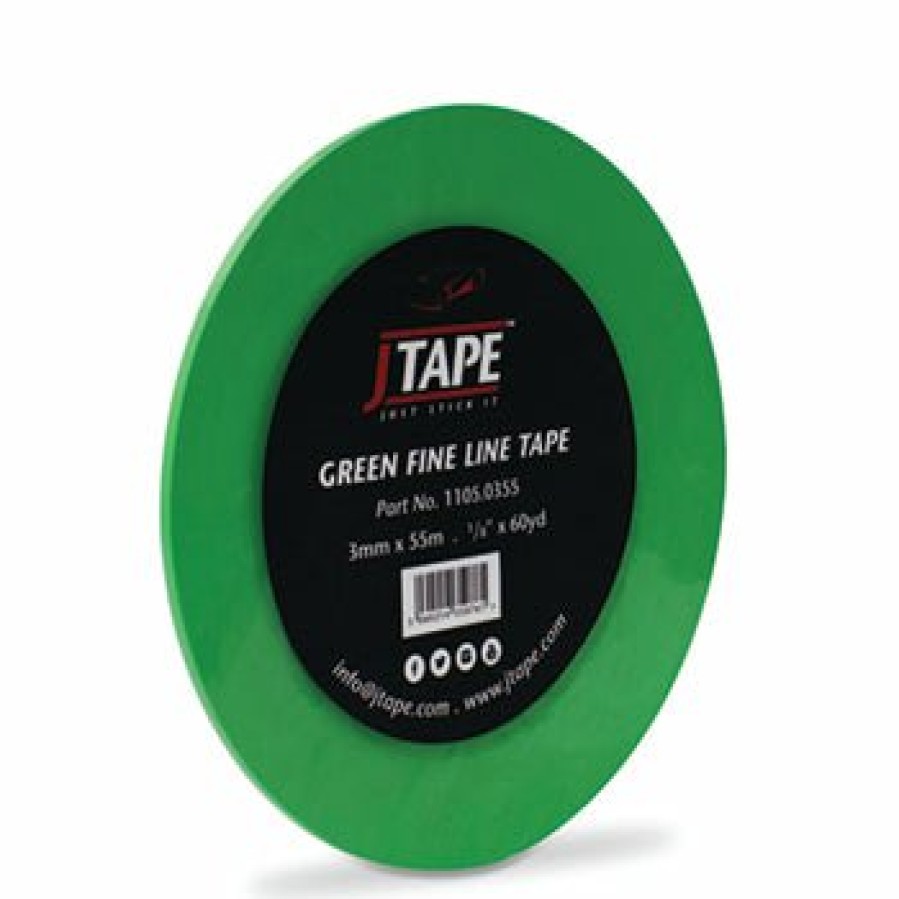 Prep & Repair JTAPE Fine Line Tape | Jtape Green Line Fine Line Tape 6Mm X 55M Straight