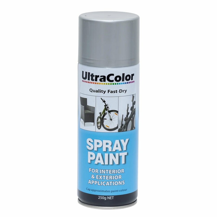 Paint UltraColor Topcoats | Ultracolor Spray Paint Fast Drying Interior Exterior 250G Aluminium Cans