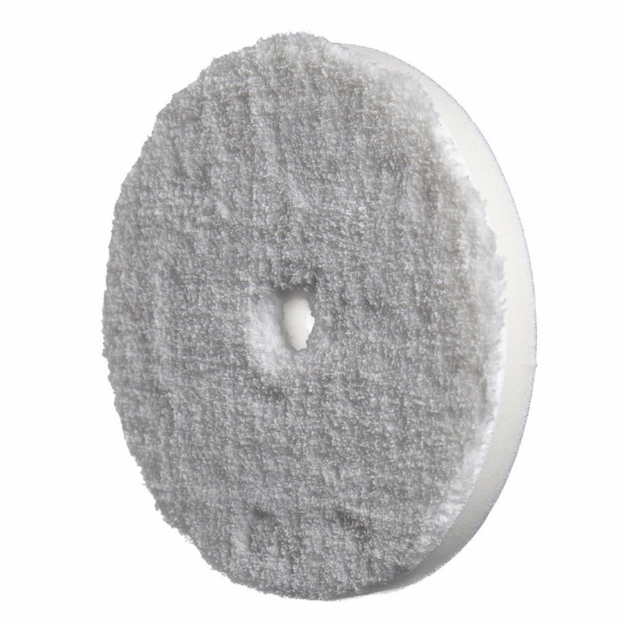 Car Care Rupes Polishing Pads | Rupes Bigfoot Da Ultra Fine Microfibre Compound Pad Ultra Fine White 160Mm