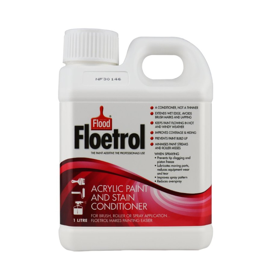 Paint Flood Paint Additives | Flood Floetrol Acrylic Stain Conditioner Painting Additive 1L X 3 Pack