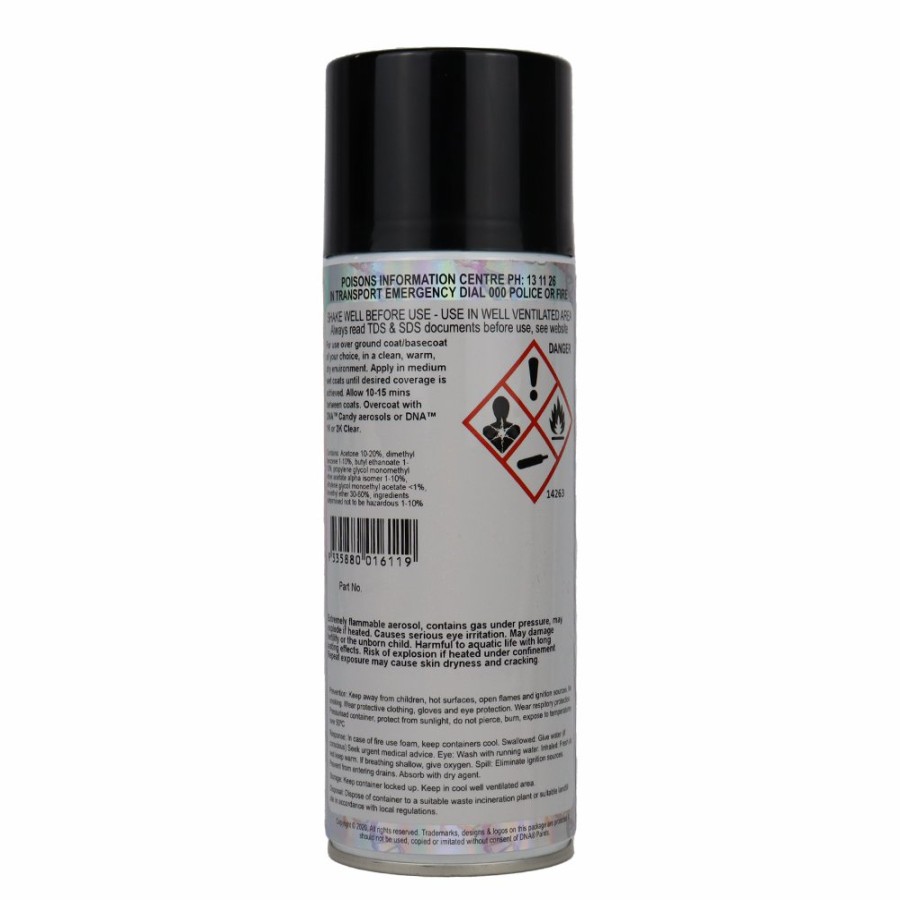 Paint DNA Paints Top Coats | Dna Paints Metal Flake 350Ml Aerosol Silver Coarse - 100 Micron