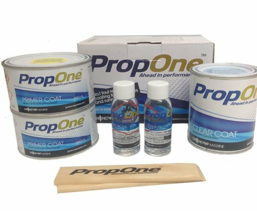 Boat Care Prop One PropOne | Prop One 1L Foul Release Coating Kit Propeller Antifoul Propgold