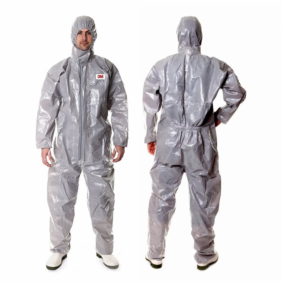 Safety 3M Disposable Overalls | 3M Chemical Heavy Duty Protective Suit Overall Coverall 4570 Type 3/4/5/6 - 2Xl