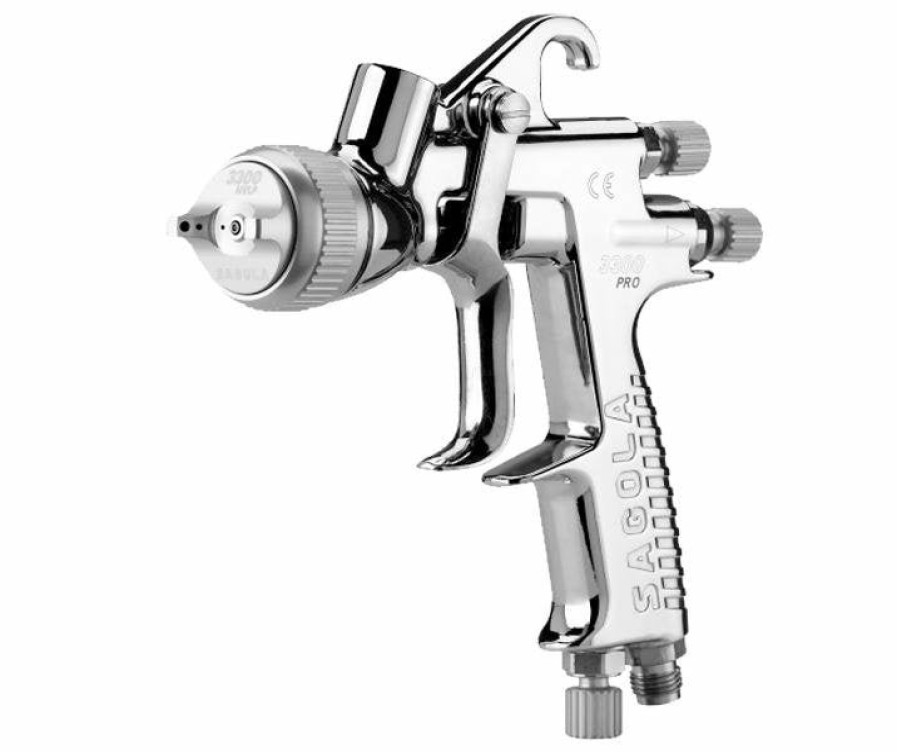 Spray Guns Sagola Pressure Pot | Sagola 3300 Pro Pressure Spray Gun Epa Cap Enamels Varnish Primer Basecoat 1.6