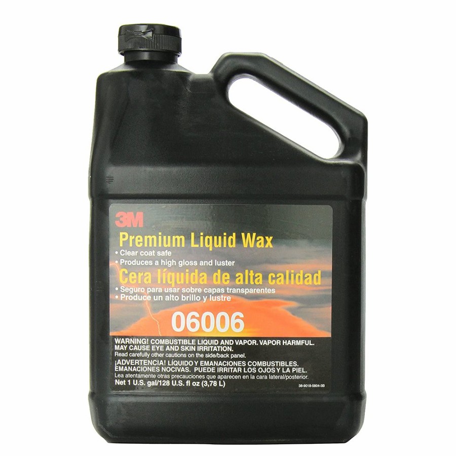 Car Care 3M Waxes | 3M 06006 Premium Liquid Wax 3.78L Clear Coat Safe High Gloss Car Care