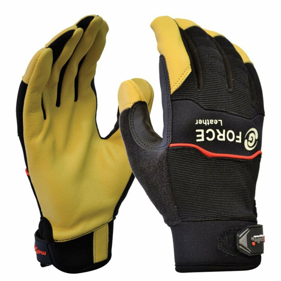 Safety Maxisafe Safety Gloves | Maxisafe G-Force Leather Mechanics Safety Work Gloves L - 2Xl Cut Resistant