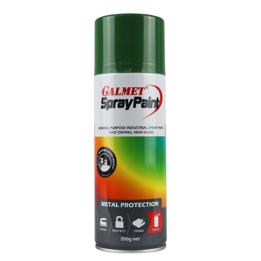 Paint Galmet Topcoats | Galmet® Quick Dry Enamel Topcoat 350G Gloss Natural Green