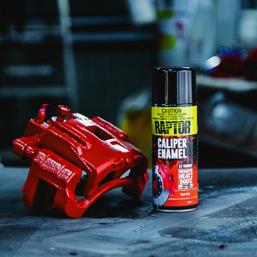 Paint U-POL High Temp & Brakes | U-Pol Raptor High Temp Brake Caliper Enamel Spray Paint Aerosol 295G Satin Black