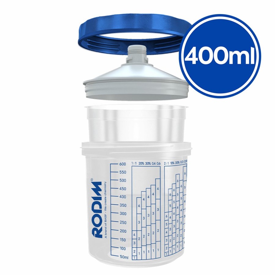 Spray Guns Rodim Liners | Rodim Series 2.0 Pps Lid & Liner Kit 400Ml 190 Micron X 50 Pack