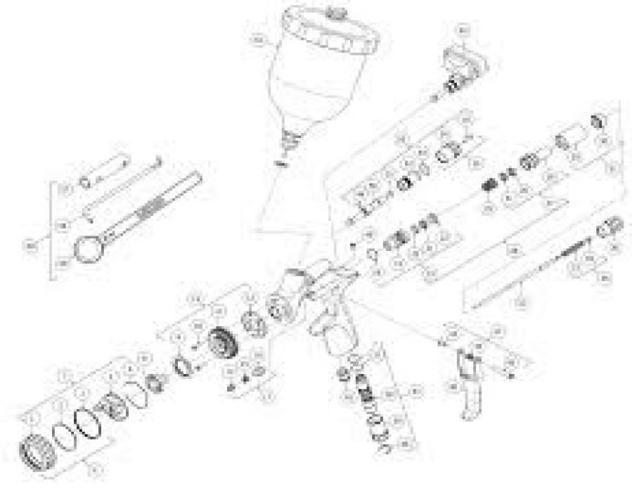 Spray Guns DeVilbiss Other | Devilbiss Dv1 Digital Gauge Knob & Screw Kit 704421