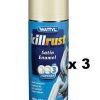 Paint Wattyl Exterior | Killrust Satin Enamel Aerosol Match Colorbond Steel Colour 300G Domain X 3