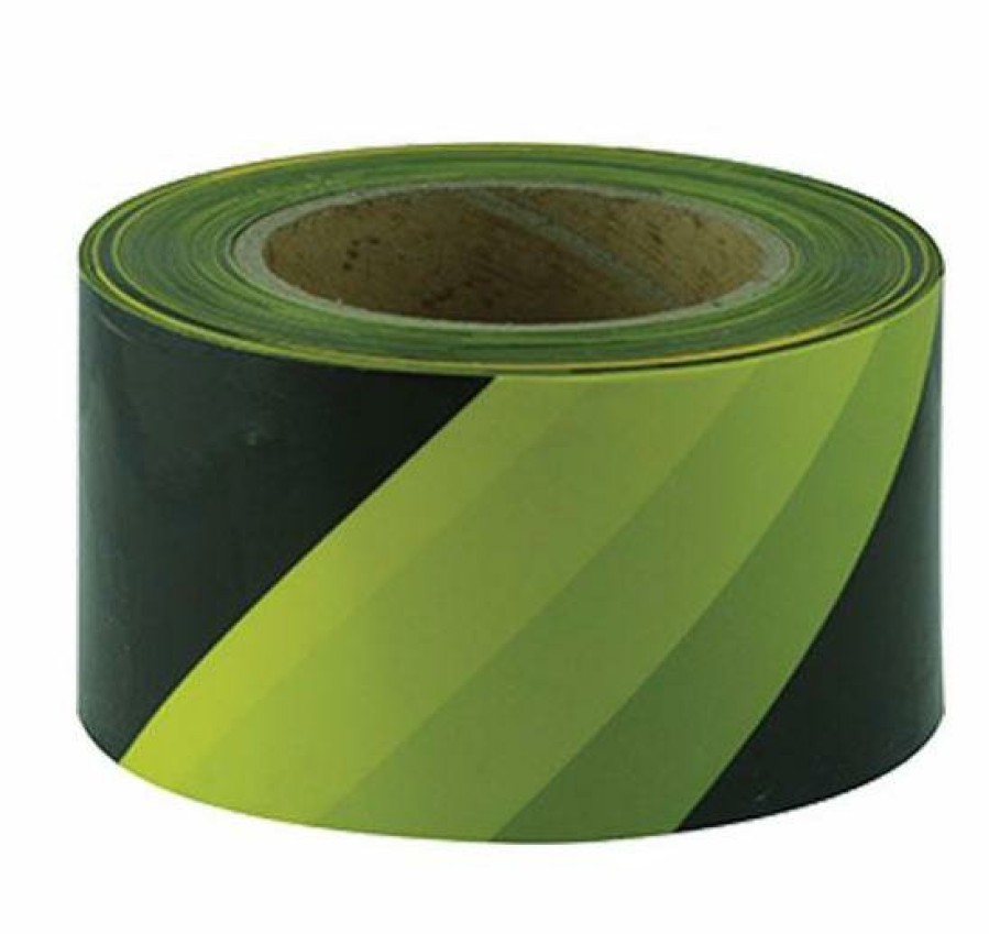 Safety Maxisafe | Maxisafe Yellow Black Barricade Tape 100 Metres X 75Mm Width Safety Marking