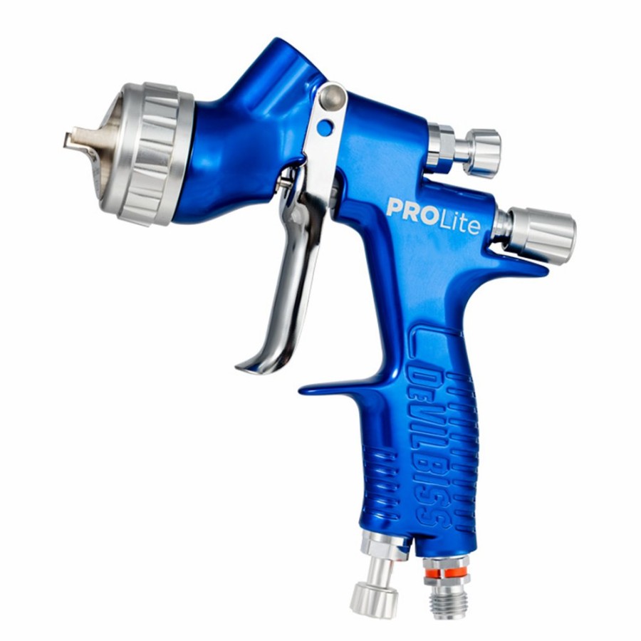 Spray Guns DeVilbiss Gravity-Fed | Devilbiss Prolite Gravity Primer Spray Gun 1.3Mm Te20 Cap With 600Ml Pot Pro