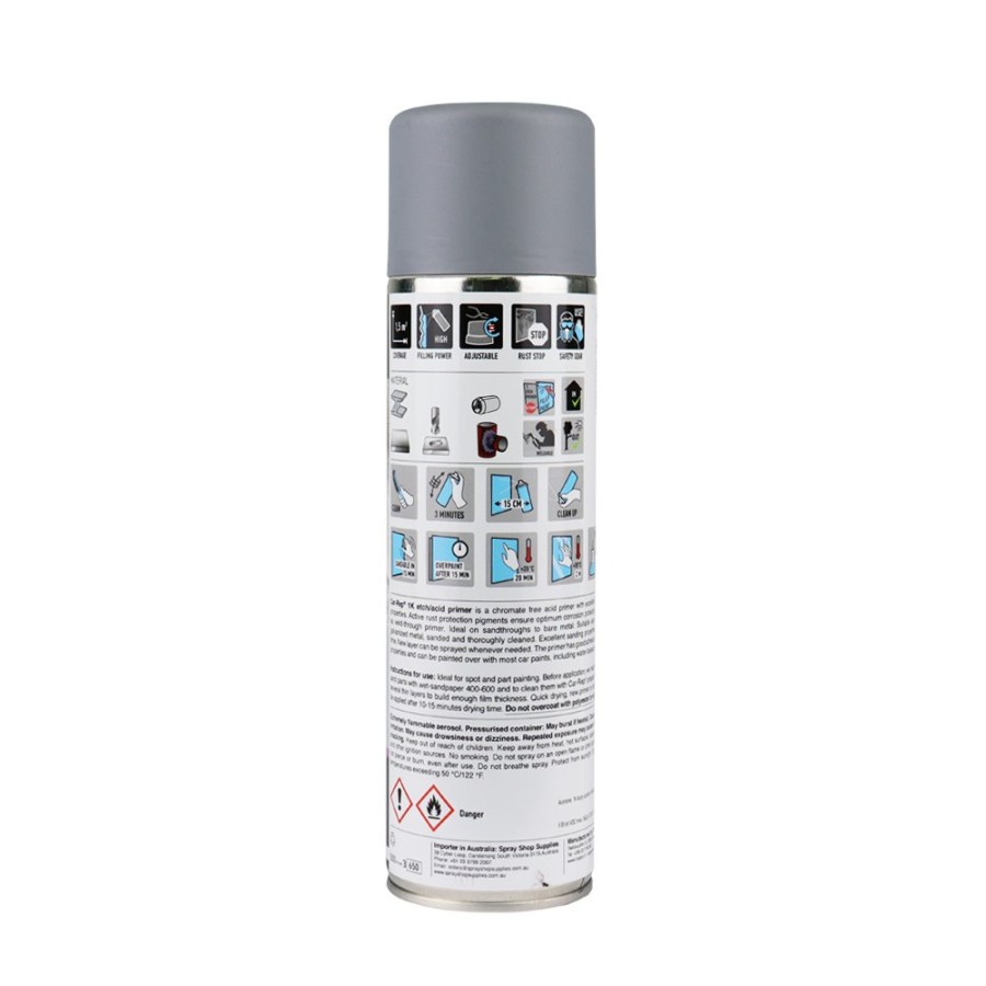 Paint Car-Rep Primers | Car-Rep Automotive Acid Etch Weld Thru Primer 500Ml Grey X 2 Pack