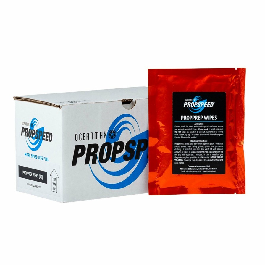 Boat Care Oceanmax PropSpeed | Propspeed Propprep Wipes 10 Pack