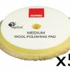 Car Care Rupes Polishing Pads | Rupes Bigfoot 180Mm New Wool Medium Yellow Polishing Pad 9.Bw180M Box Of 5