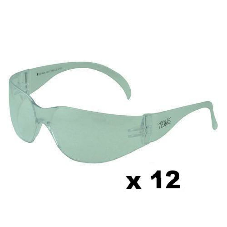 Safety Maxisafe Safety Glasses | Maxisafe Texas Safety Glasses As/Nzs1337 Anti Scratch Fog Coating Clear X 12