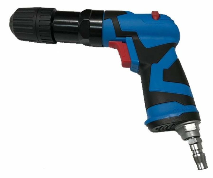 Cutting & Abrasives Planit Tools | Air Angle Drill Reversible 3/8'' Right Angle Trigger With Chuck