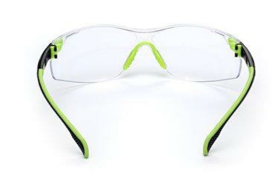 Safety 3M Safety Glasses | 3M Solus 1000-Series Safety Glasses S1201Sgaf-Kt Foam Strap Green Black Clear