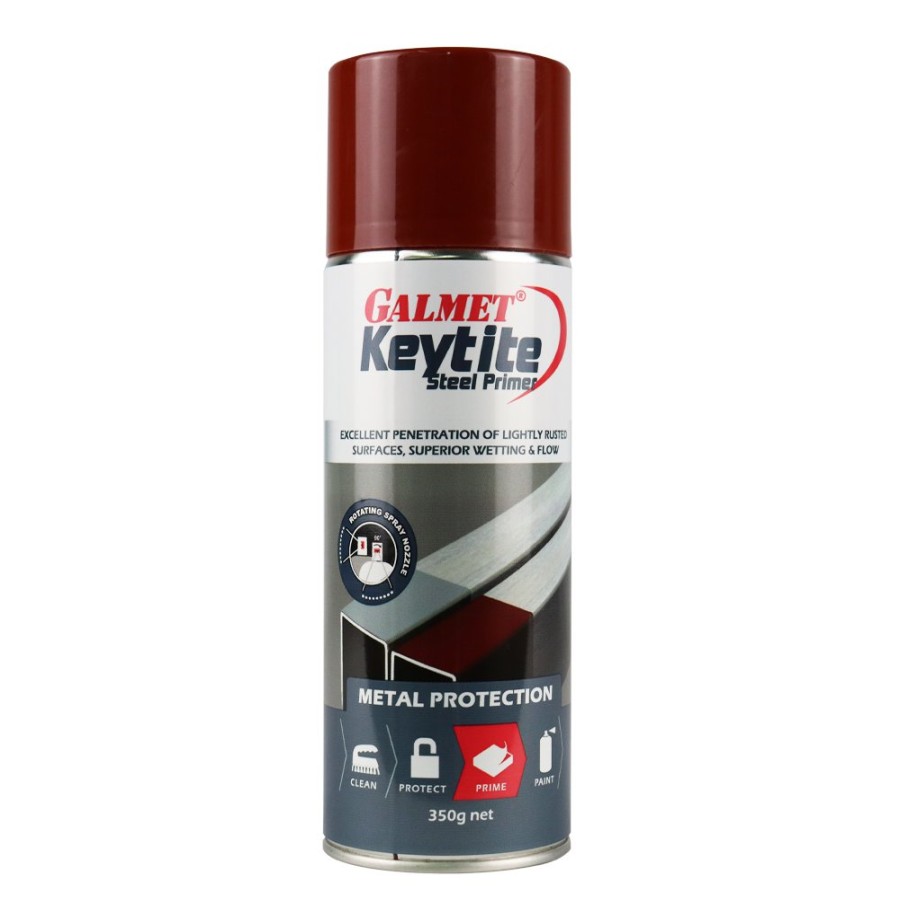 Paint Galmet Primers | Galmet Keytite Steel Primer Aerosol 350G Red