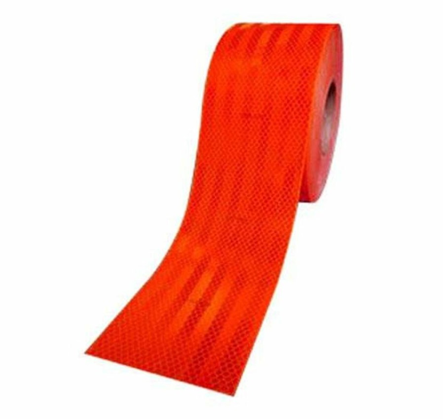 Safety 3M | 3M Diamond Grade Reflective Vehicle Marking Tape Fluoro Red 100Mm X 15M