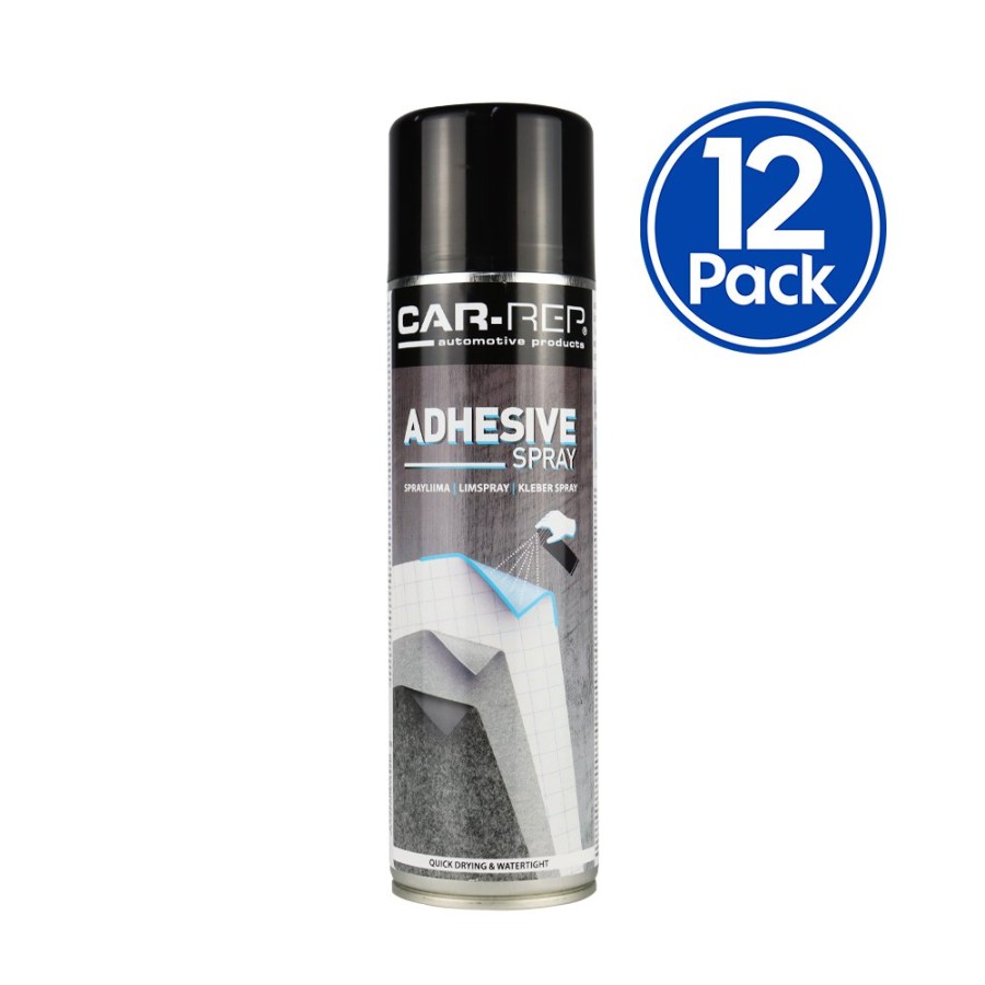 Adhesives & Sealants Car-Rep Spray Adhesives | Car-Rep Spray On Headliner Adhesive 500Ml Clear X 12 Pack