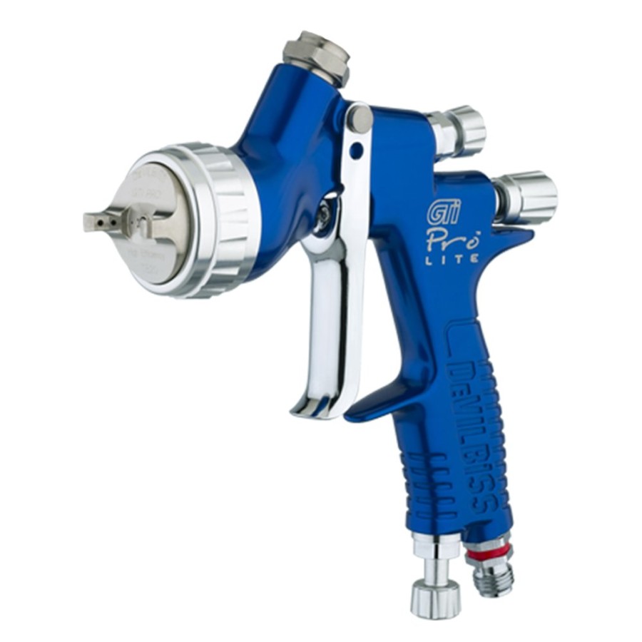 Spray Guns DeVilbiss Gravity-Fed | Devilbiss Gti Pro Lite 1.4Mm Hv30 Air Cap Fluid Tip Hvlp Spray Gun