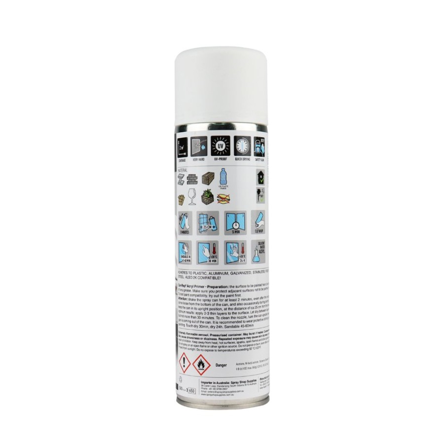 Paint Car-Rep Primers | Car-Rep Acrylic Automotive Primer 500Ml White