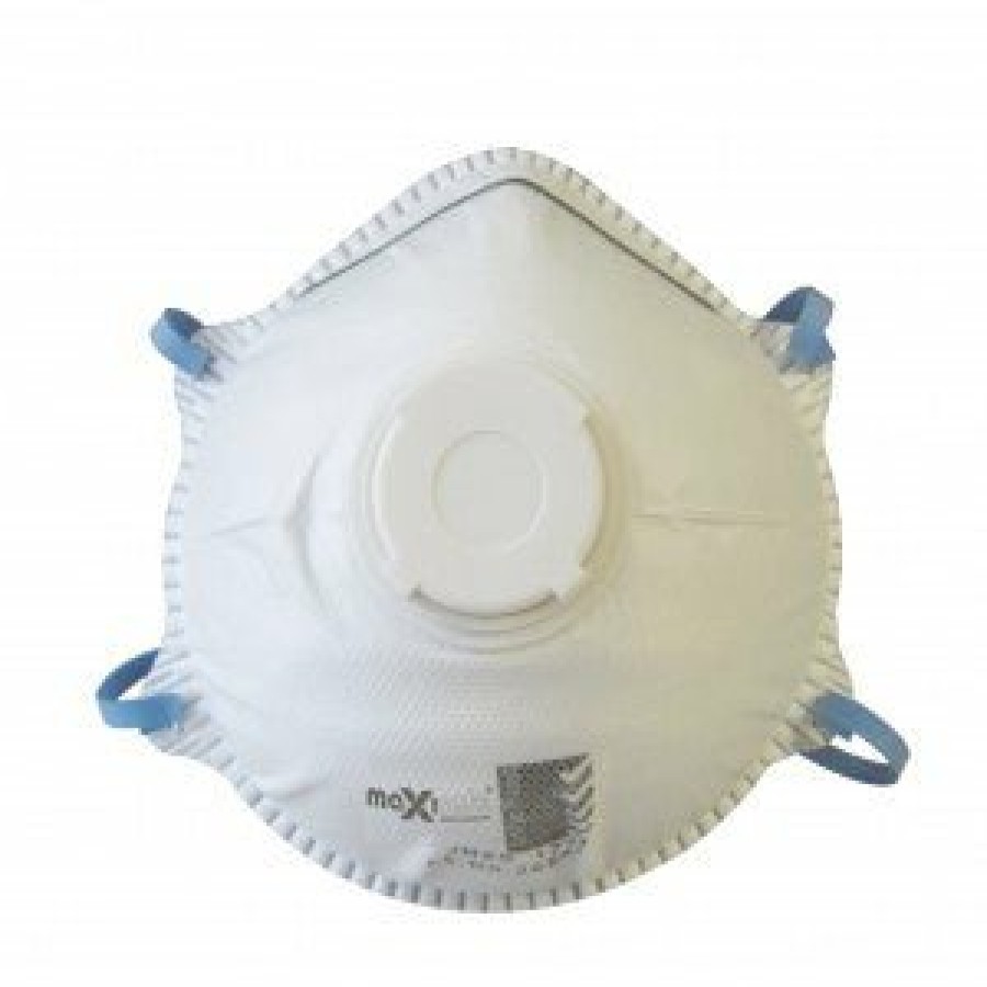 Safety Maxisafe | Maxisafe P2 Valved Conical Respirator Box 10 Disposable Dust Mask