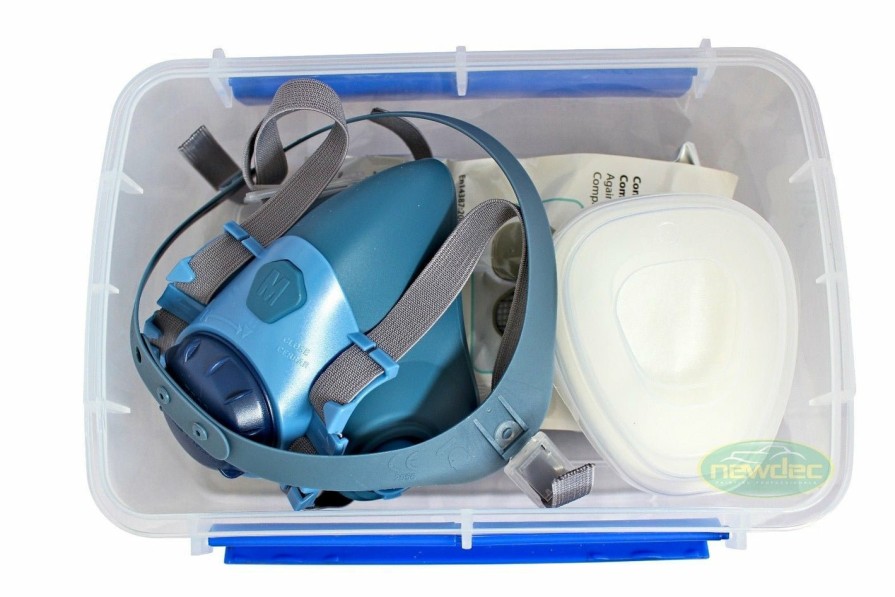 Safety Iquip Respirators | Iquip Painters Respirator P2 Kit With Filters Face Mask Organic Vapours