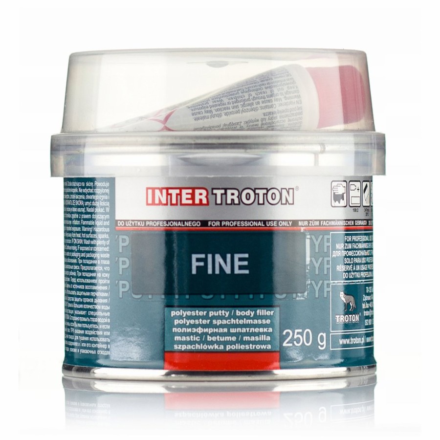 Prep & Repair Troton Fine Fillers | Troton Premium Fine Body Filler Includes Hardener 250G Auto Car Dent Bog Panel Putty