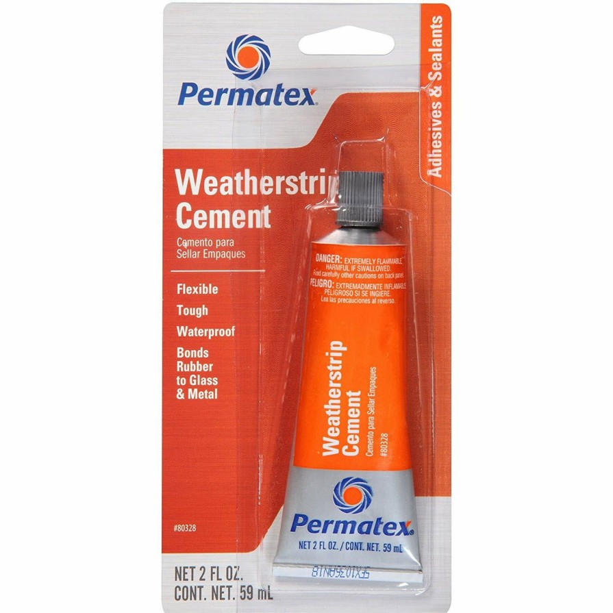 Adhesives & Sealants Permatex Tube Adhesives | Permatex Weatherstrip Adhesive Cement Tube 59Ml