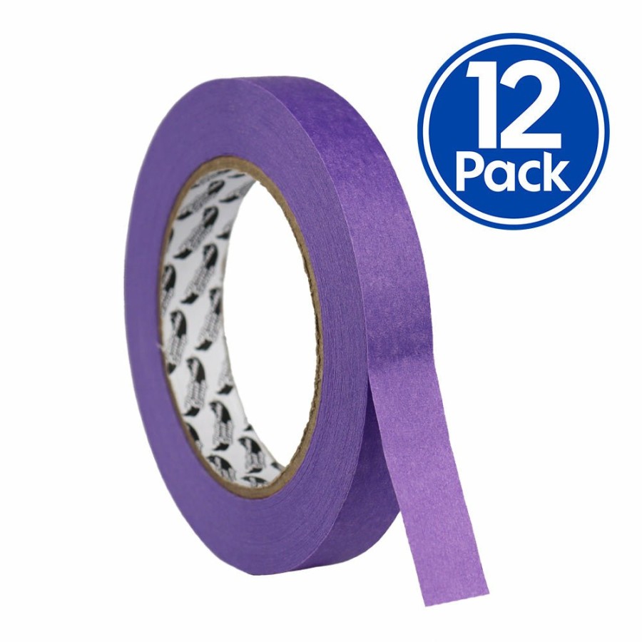 Prep & Repair Wholesale Paint Group Masking Tape | Wpg General Purpose Automotive Purple Masking Tape 18Mm X 50M X 12 Pack