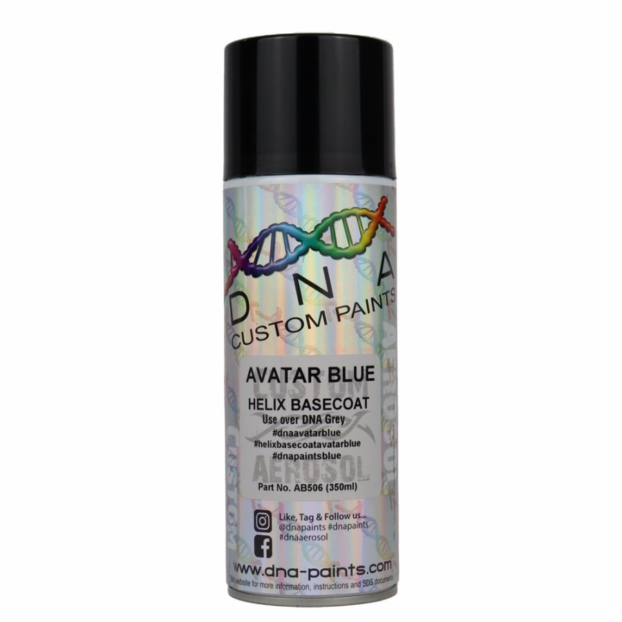 Paint DNA Paints Top Coats | Dna Paints Helix Basecoat Spray Paint 350Ml Aerosol Avatar Blue