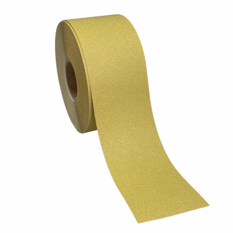 Cutting & Abrasives Revcut Rolls | Revcut Gold Sand Paper P80 Grit 115Mm X 25M Roll