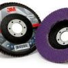 Cutting & Abrasives 3M | 3M Flap Disc 769F 51997 115Mm 120 Grit Pack Of 5 Purple 22.3Mm Center Metalwork