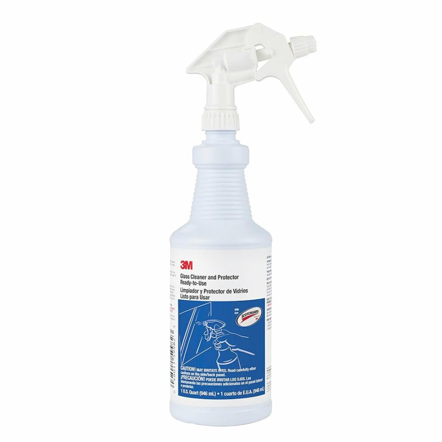 Cleaning 3M Windscreen & Glass | 3M Scotchgard Streak Free Glass Cleaner And Protector 946Ml Spray Bottle