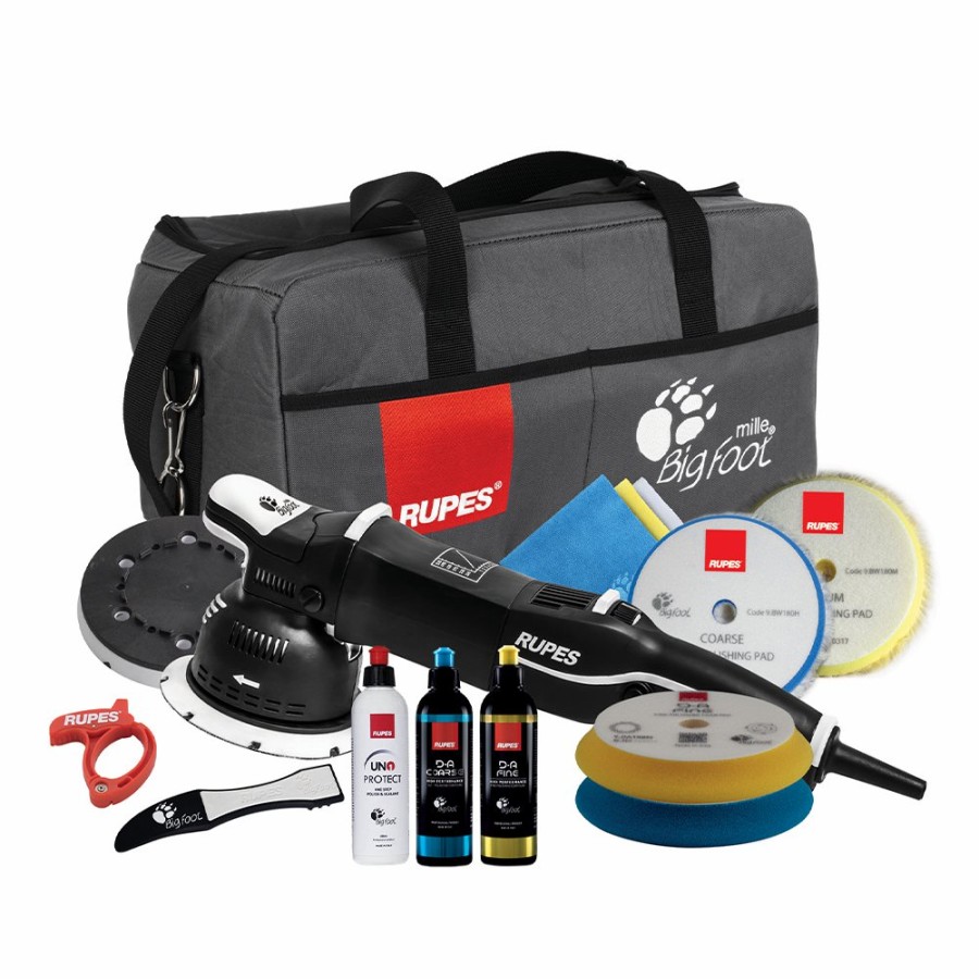 Car Care Rupes Machine Kits | Rupes Bigfoot Lk900E/Lux Dual Action Polisher Deluxe Complete Kit