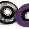 Cutting & Abrasives 3M | 3M Flap Disc 769F 51995 115Mm 80 Grit Pack Of 5 Purple 22.3Mm Center Metalwork