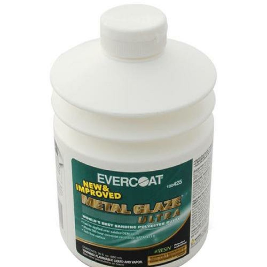 Prep & Repair Evercoat Fine Fillers | Evercoat Metal Glaze Ultra Body Filler Polyester Putty Repair Finishing 880Ml