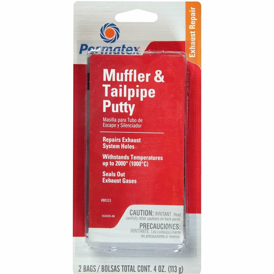 Adhesives & Sealants Permatex | Permatex Muffler Tailpipe Putty X 2 Satchet 113G