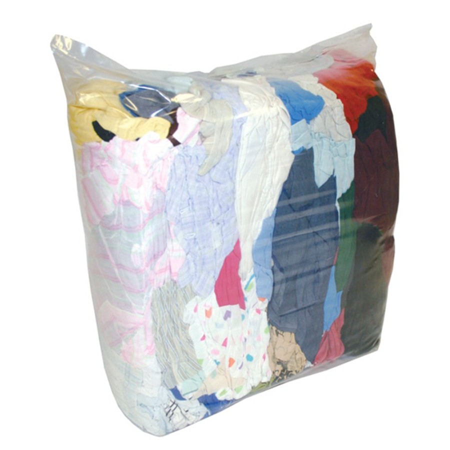 Cleaning Moemic Rags & Wipes | Moemic Multi Coloured Cotten Rags 5Kg Cleaning Staining Multipurpose Bulk