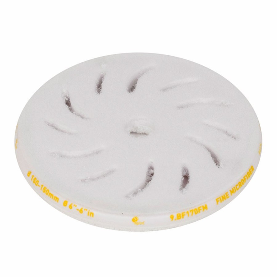 Car Care Rupes Polishing Pads | Rupes Fine Microfibre Polishing Pad 170Mm Random Orbital Buff Yellow 9.Bf170Fm