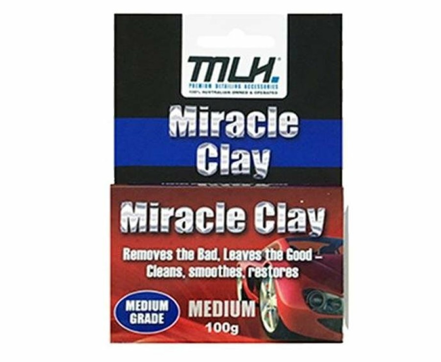 Car Care Mothers Detailing Clay | Mlh Miracle Clay Cleaning Block Medium Grade 100G