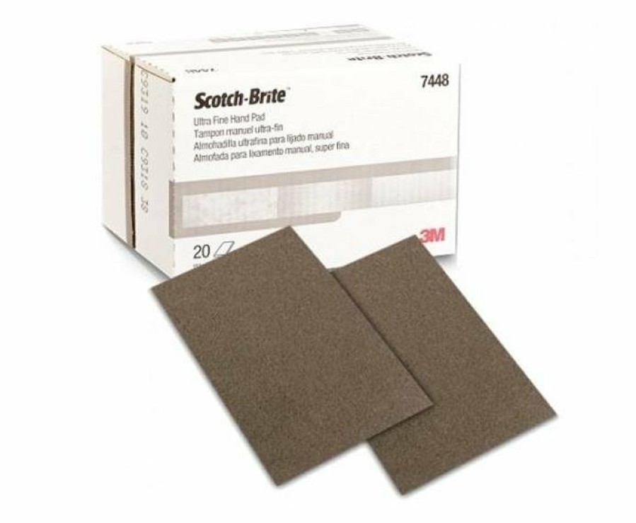 Cutting & Abrasives 3M Scouring Pads | 3M 7448 Scotch Brite Ultra Fine Hand Pad 20 Pack 152Mm X 228Mm