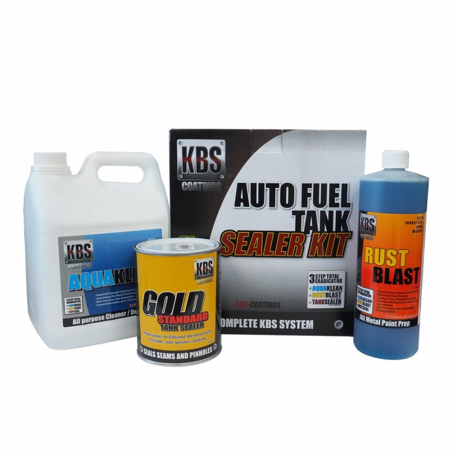 Paint KBS Fuel Tank | Kbs Auto Fuel Tank Sealer Kit Seals Up To 100L Tanks 3 Step Rust Corrosion Prevention